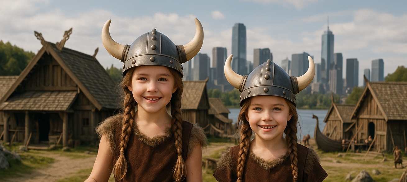 Disfarces Cavernícolas e Vikingas para Meninas: Uma Jornada ao Passado Cheia de Diversão