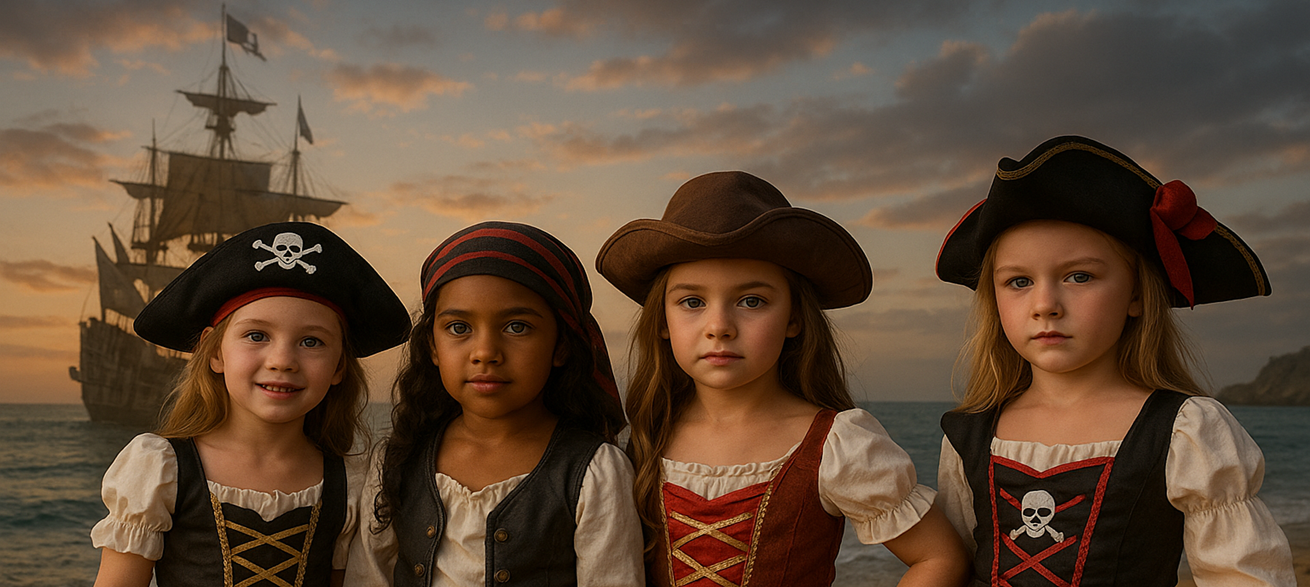Disfarces de Pirata para Meninas: Aventura e Diversão Garantidas
