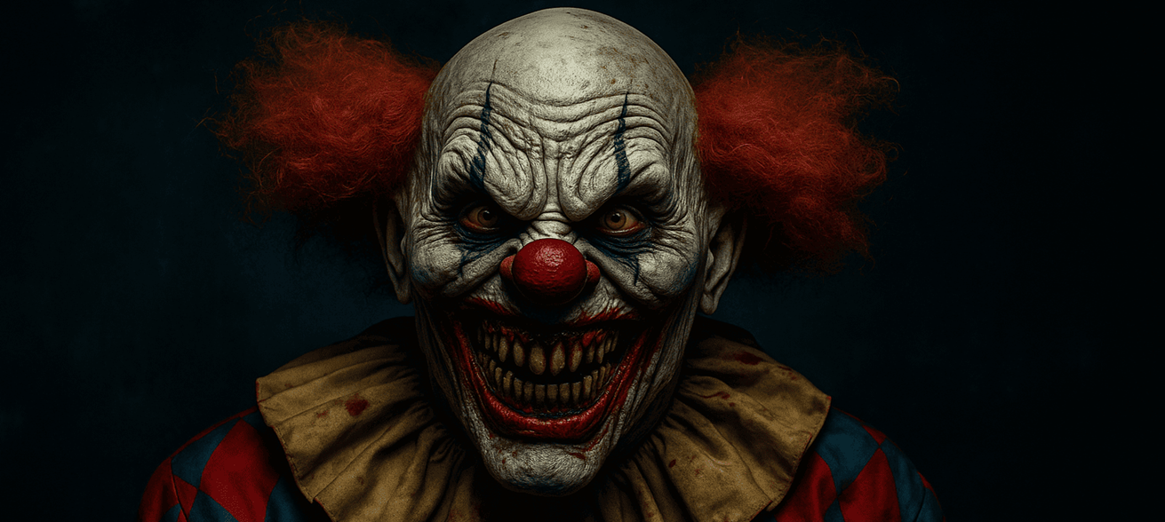 Máscaras de Palhaços Assassinos: O Toque Final para um Disfarce de Terror Inesquecível