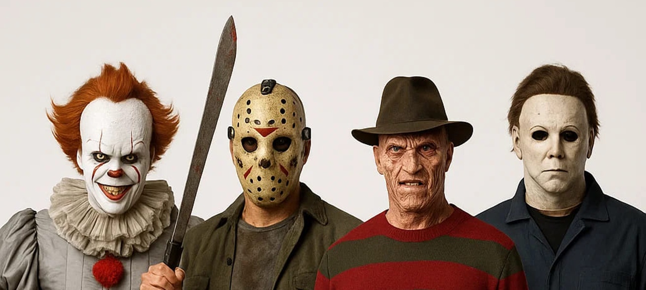 Disfarces de Cine de Terror para Homens: o guia definitivo para brilhar (e assustar) no Halloween