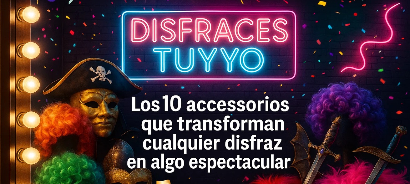🎭 Os 10 acessórios que transformam qualquer disfarce em algo espetacular