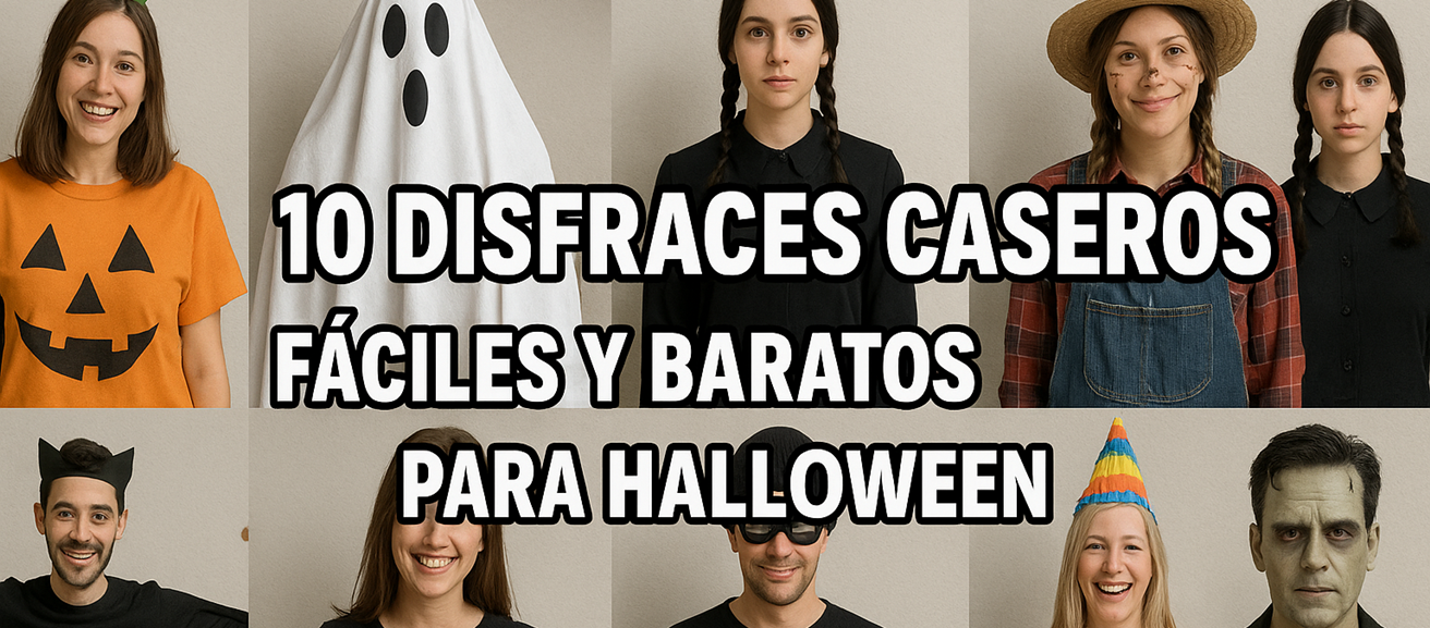 🎃 10 Fantasias Caseiras Fáceis e Baratas para o Halloween 2025