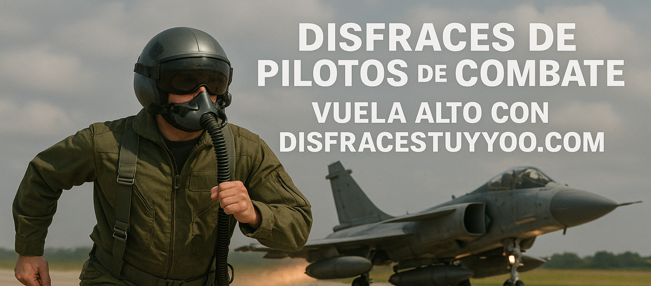 Fantasias de Pilotos de Combate: Aventura, Estilo e Ação com Disfracestuyyo.com