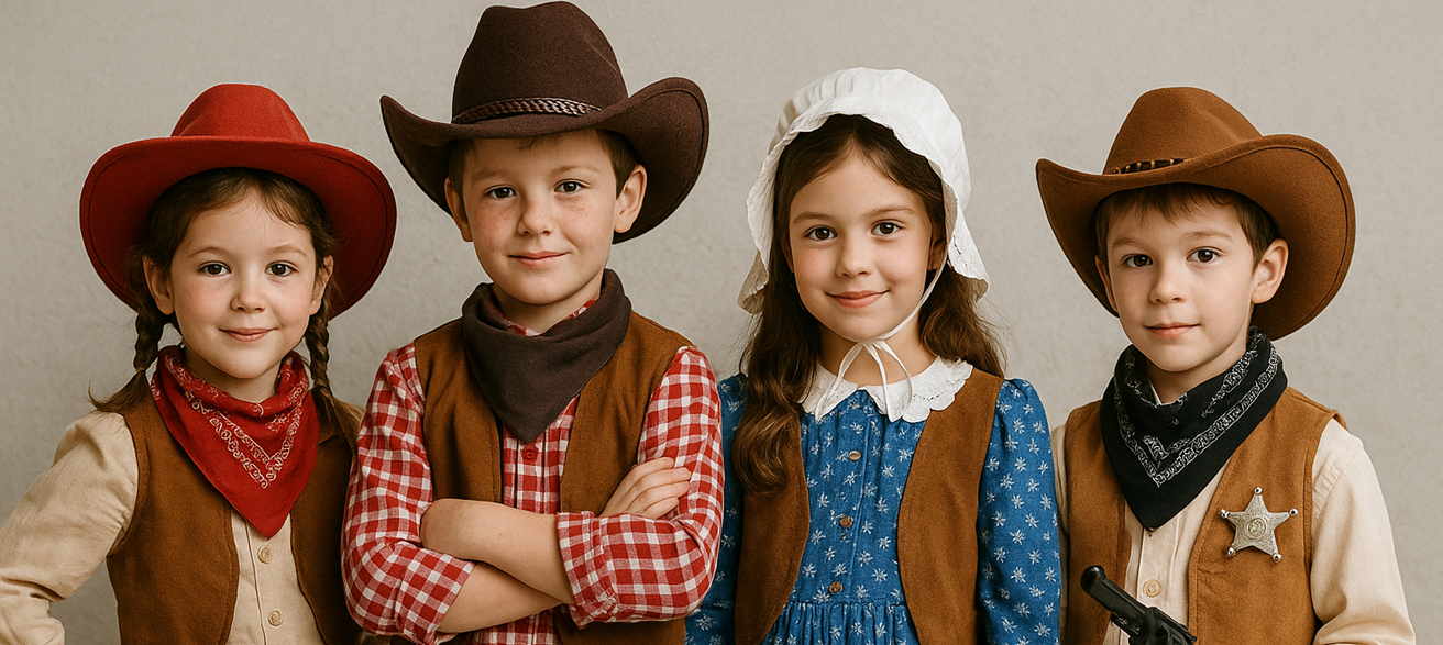 Aventura no Velho Oeste: Descubra o Traje Perfeito para o Seu Pequeno Cowboy