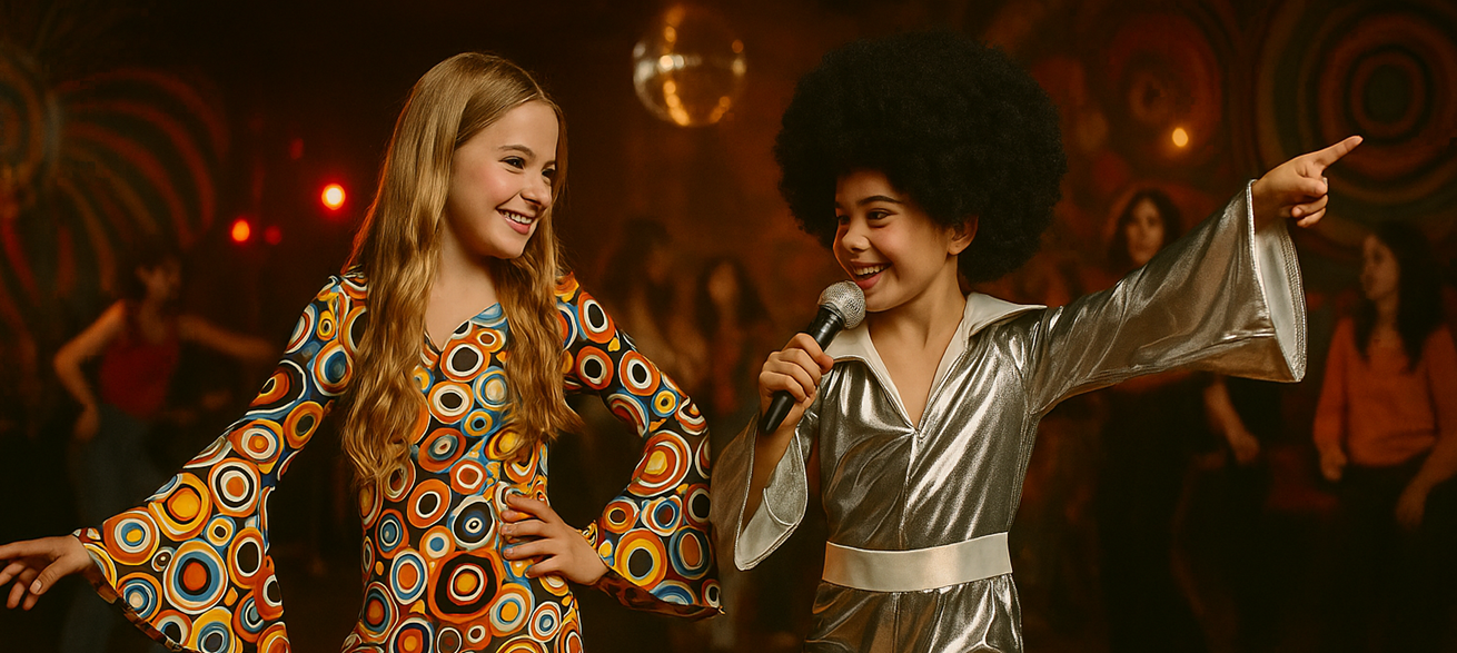 Disfarces Anos 70 para Meninas: Ideias Incríveis para Brilhar