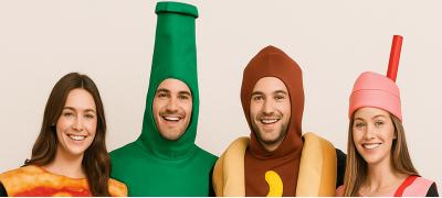 Disfarces de Bebidas e Comidas – Ideias Divertidas para Brilhar nas Festas