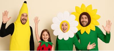 Disfarces de Frutas e Flores: Dê Vida à Sua Fantasia com Cor e Alegria