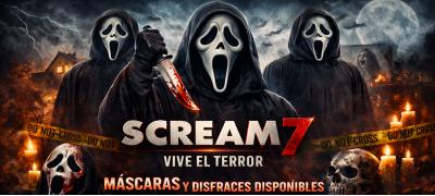 Estreia Scream 7: Comprar Máscaras e Disfarces de Ghost Face é Tendência em 2026
