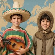 Trajes infantis dos países do mundo