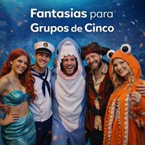 Pacote de Fantasias para Grupos de Cinco