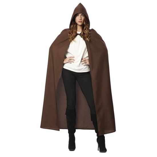 Capa Medieval Marrom Adulto Unissex