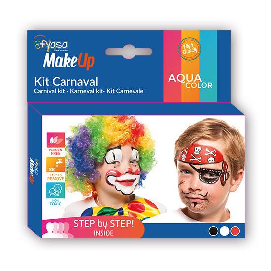Kit carnaval 3 aquarelas 3 x 2 gr