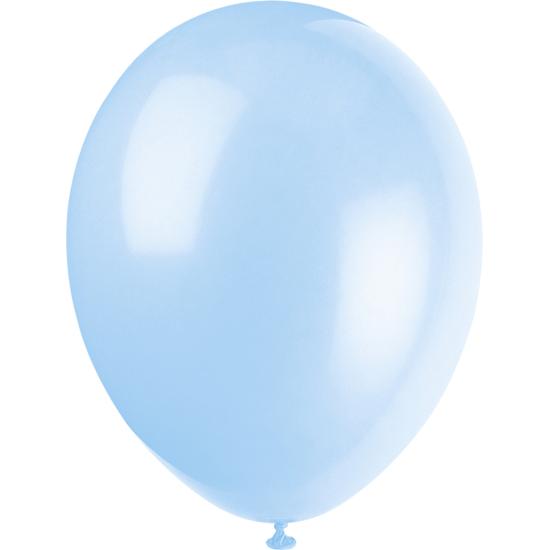 10 globos colores pastel variados (30 cm) - Línea Colores Básicos