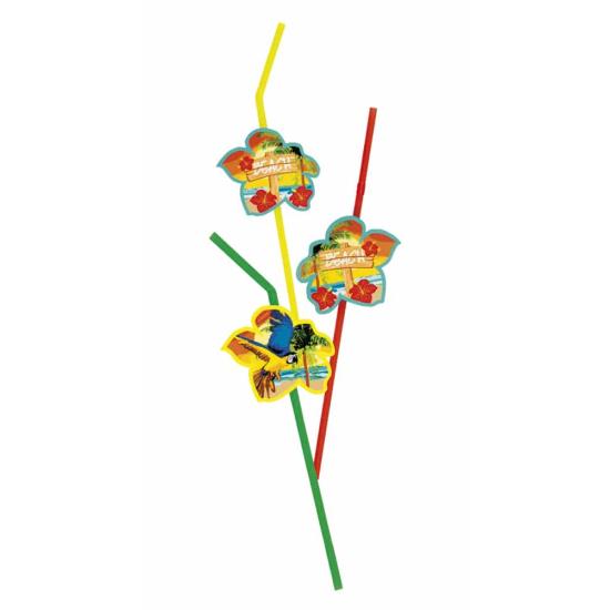 6 palhas de praia havaianas de 24cm