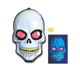 Calavera 3D fluorescente