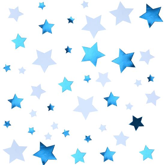 Confeti para mesa azul - Blue Star