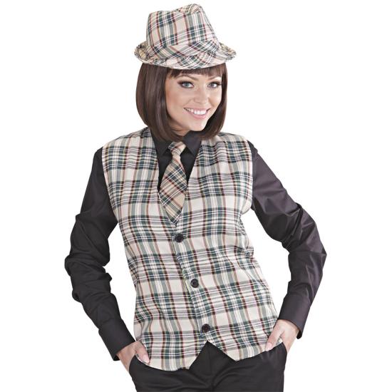 Corbata de cuadros para adulto