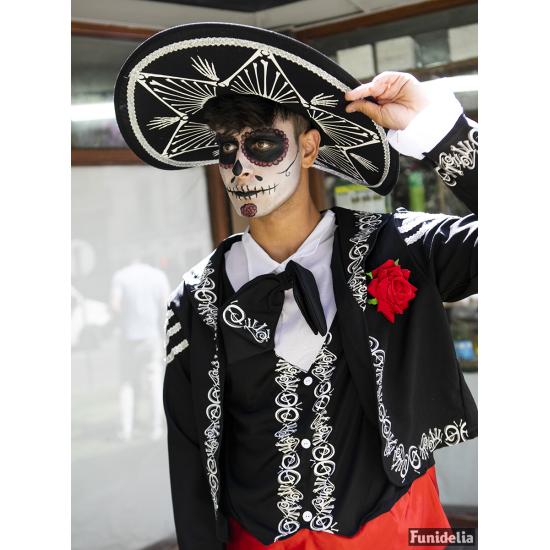 Disfraz Día de los Muertos señor Bones hombre