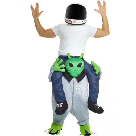 Disfraz a hombros de marciano para adulto