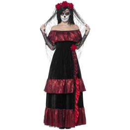 Disfraz de Catrina deluxe para mujer