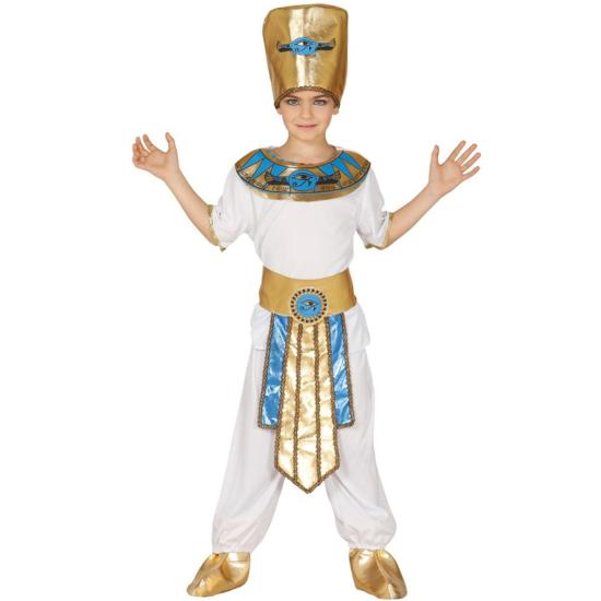 Fato de faraó egípcio tamanho infantil ^