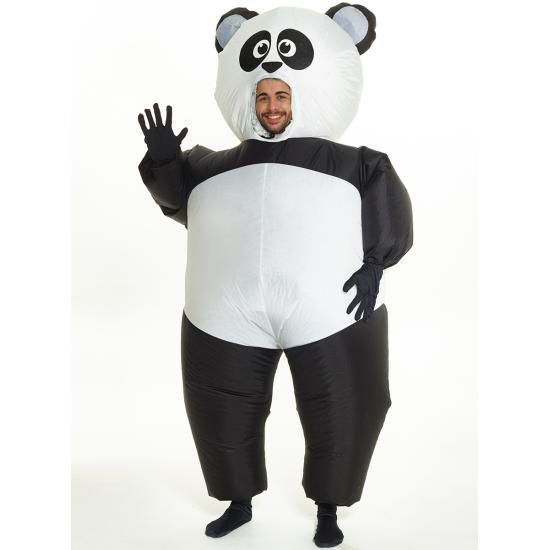 Disfraz de oso panda hinchable para adulto