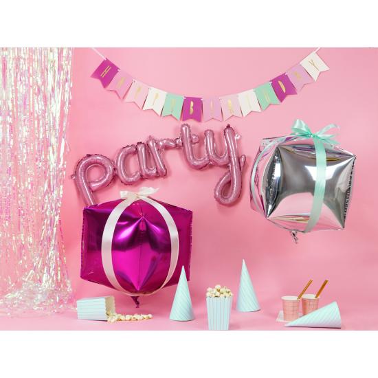Globo foil "Party" rosa