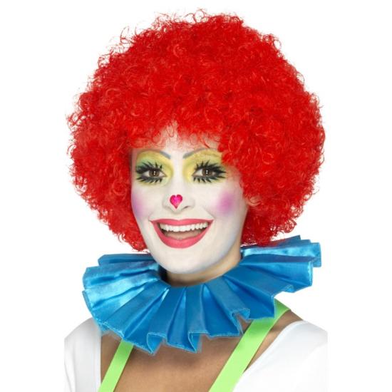 Gorguera de payaso azul para adulto Gorguera de payaso azul para adulto