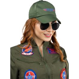 Kit boné e óculos Top Gun