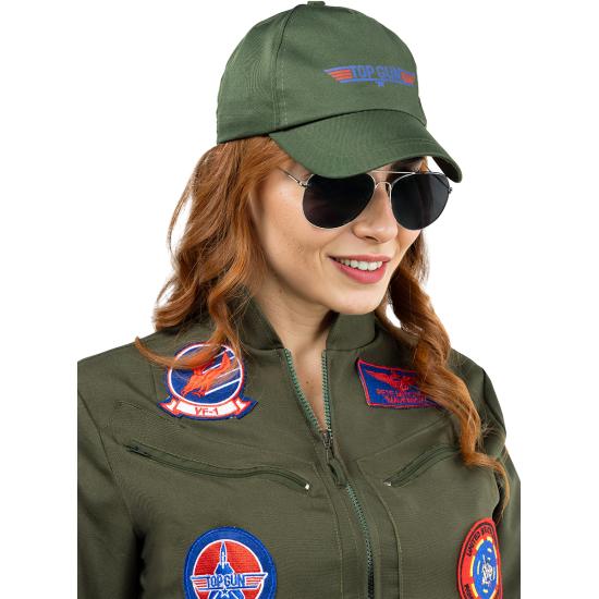 Kit boné e óculos Top Gun