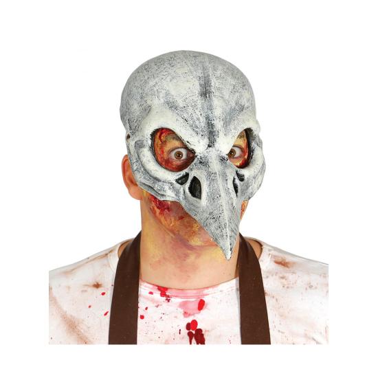 Máscara de calavera de cuervo para adulto