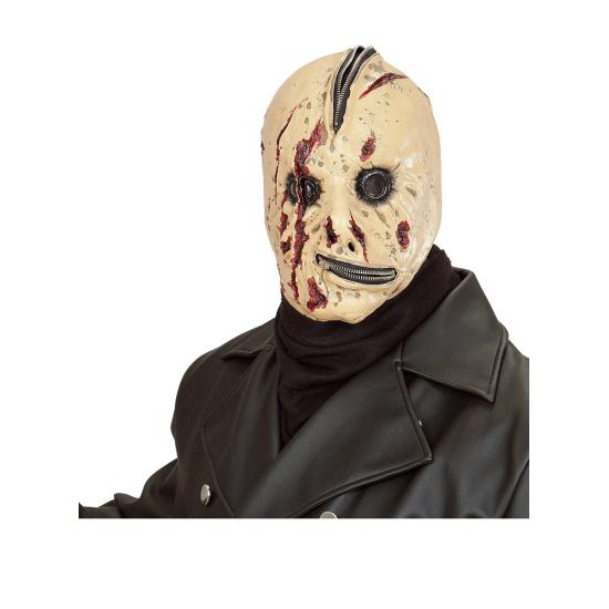 Máscara de sin rostro cremalleras