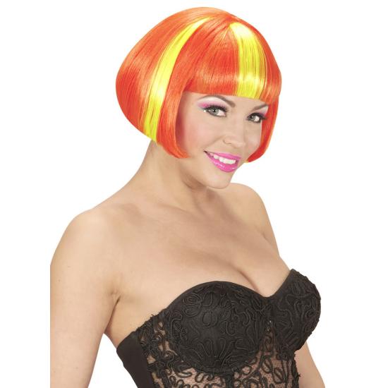 Peluca con la bandera de España para mujer ^