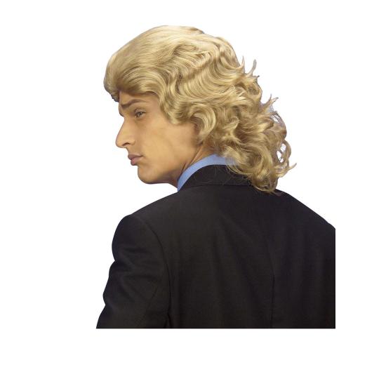 Peluca hombre años 70 rubia ^