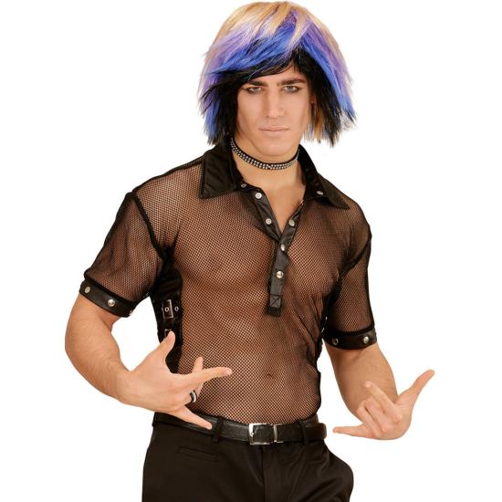 Peluca morada gótica para hombre