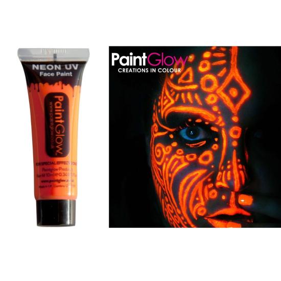 Maquilhagem Rosto e Corpo Fluorescente Verde Escuro