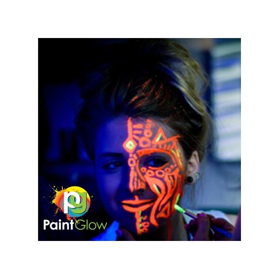 Maquilhagem Rosto e Corpo Fluorescente Verde Escuro