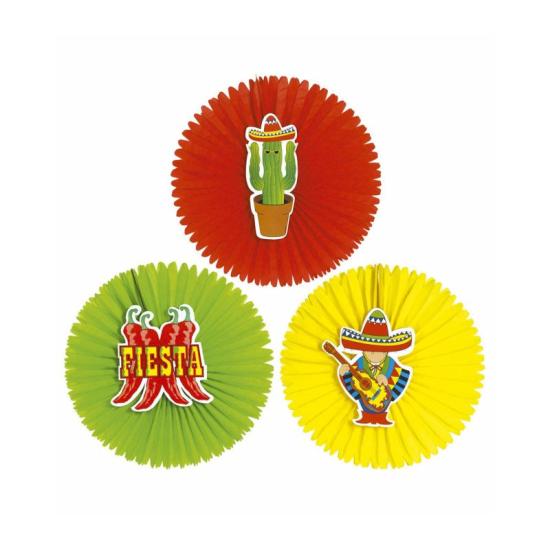 Leque de papel México 55 cm