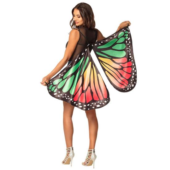 Cores da floresta com asas de borboleta Cores da floresta com asas de borboleta