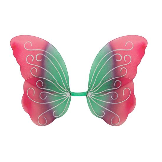 Asas de borboleta com glitter multicolorido Asas de borboleta com glitter multicolorido