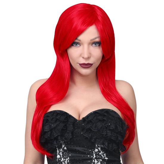 Alice Cosplay Dream Hair Peruca, Mulheres, Vermelho