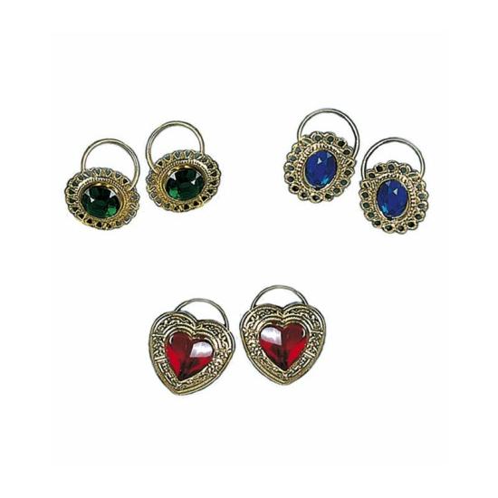 Conjunto de 2 anéis com pedras coloridas Conjunto de 2 anéis com pedras coloridas