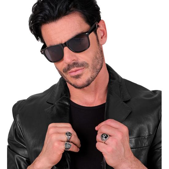 Anéis góticos sortidos – Pacote com 3 modelos