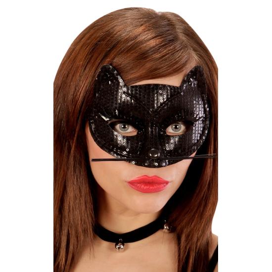 Máscara de gato preto