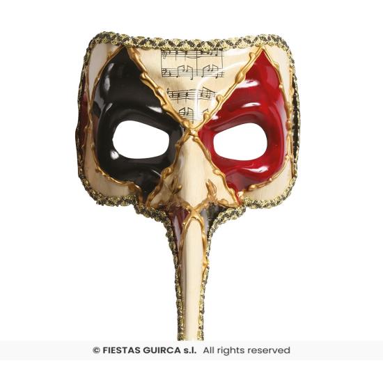 Máscara veneziana de nariz longo para adulto