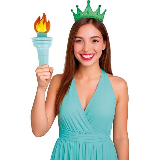 Tocha decorativa multicolorida para festas