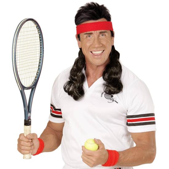 Tiara Vermelha com Cabelo