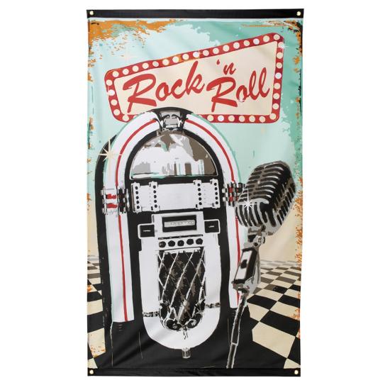 Bandeira Rock 'n Roll Grease 150x90cm Bandeira Rock 'n Roll Grease 150x90cm