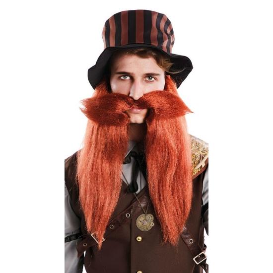 Barba Steampunk com Bigode Barba Steampunk com Bigode