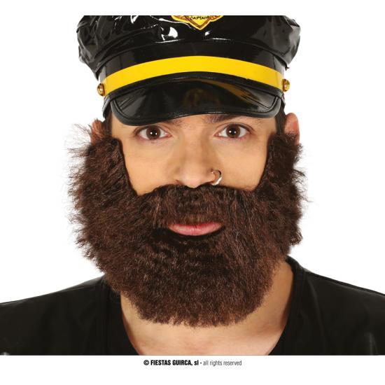 Barba y bigote pelirroja vikinga para adulto Barba y bigote pelirroja vikinga para adulto